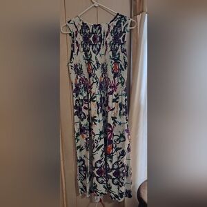 Elegant Floral Midi Dress